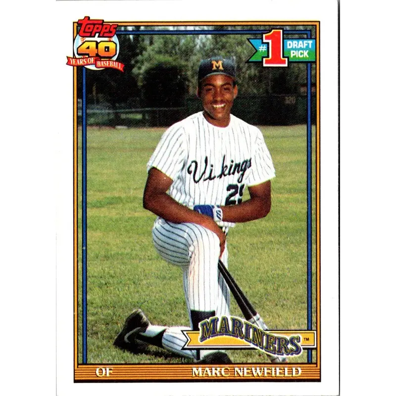 1991 Topps Marc Newfield #529