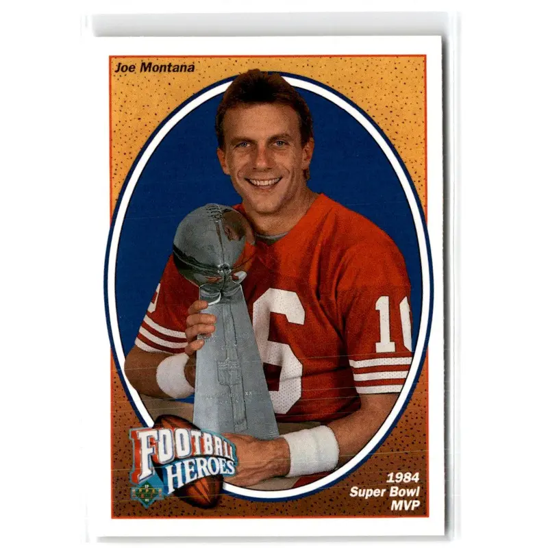 1991 Upper Deck Football Heroes Joe Montana Joe Montana #3