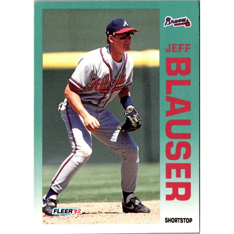 1992 Fleer Jeff Blauser #353
