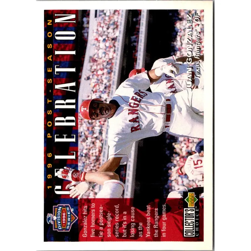 1997 Collector's Choice Juan Gonzalez #218
