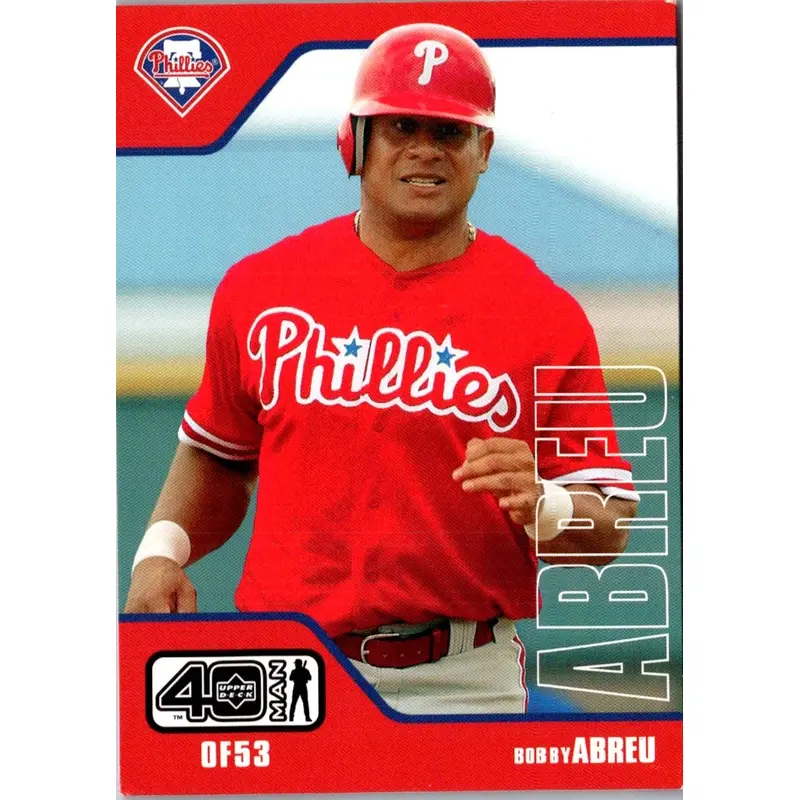 2002 Upper Deck 40-Man Bobby Abreu #883