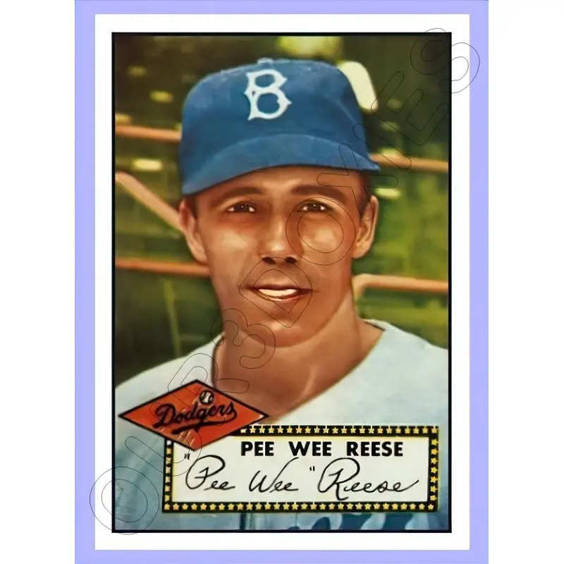 Pee Wee Reese 1952 Topps Reproduction Card - 4034
