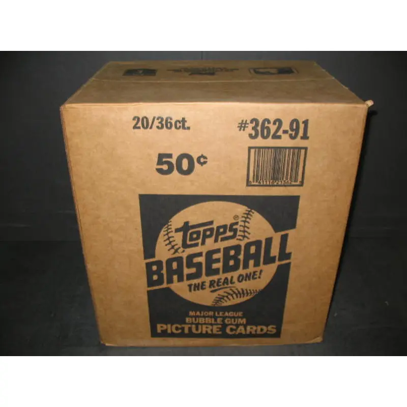 1991 Topps Baseball Unopened Wax Case (20 Box) (Sealed)
