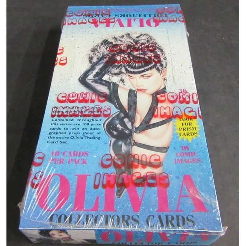 1992 Comic Images Olivia Collectors Cards Box