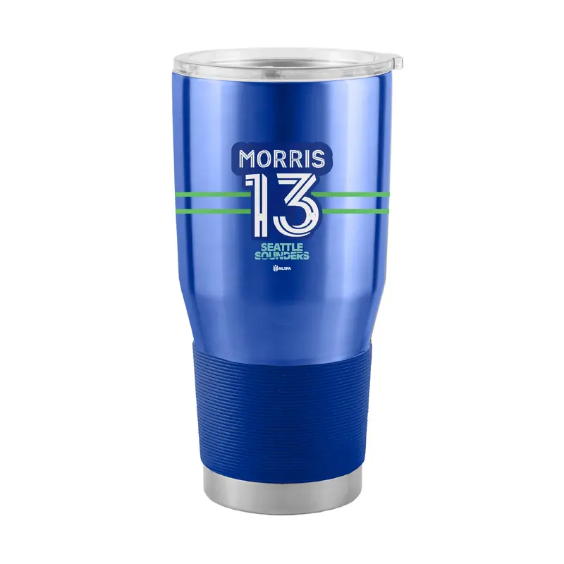 Seattle Sounders 30oz Jordan Morris Stainless Steel Tumbler