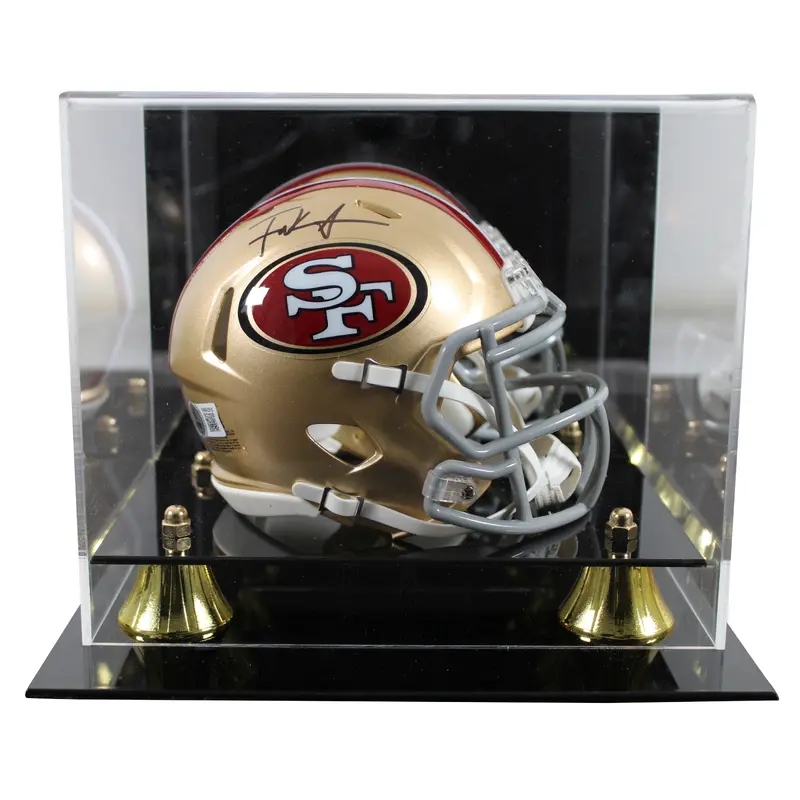 49ers Frank Gore Authentic Signed Speed Mini Helmet W/ Case BAS Witnessed