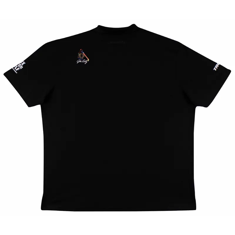 John Daly Signed Match Worn Black Loudmouth Polo Shirt BAS #BK84776JD107