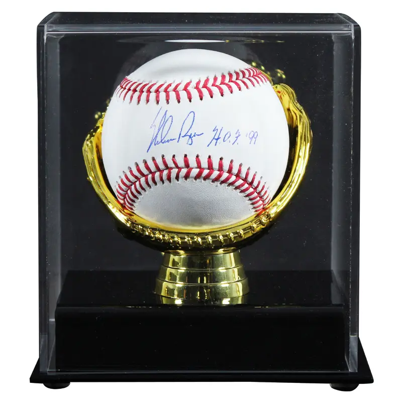 Rangers Nolan Ryan "HOF 99" Authentic Signed Manfred Oml Baseball W/ Case BAS
