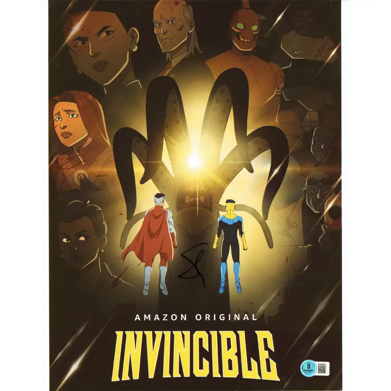 Steven Yeun Invincible Authentic Signed 11x14 Vertical Photo BAS #BS20603