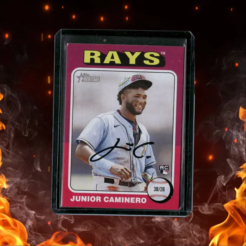 2024 Topps Heritage Junior Caminero Rookie #267