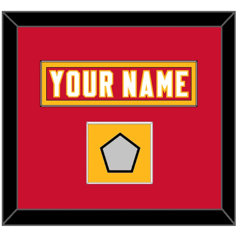 Kansas City Nameplate & Super Bowl Champions Patch - Home Red - Single Mat 2