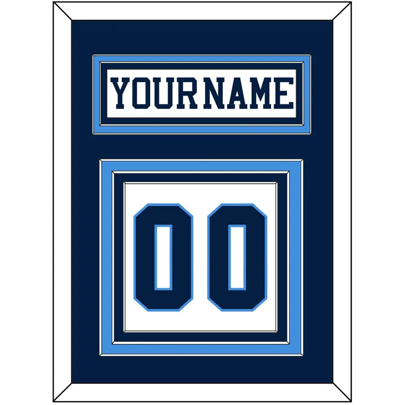 Pittsburgh Nameplate & Number (Back) - Home White (1977-1980) - Triple Mat 3