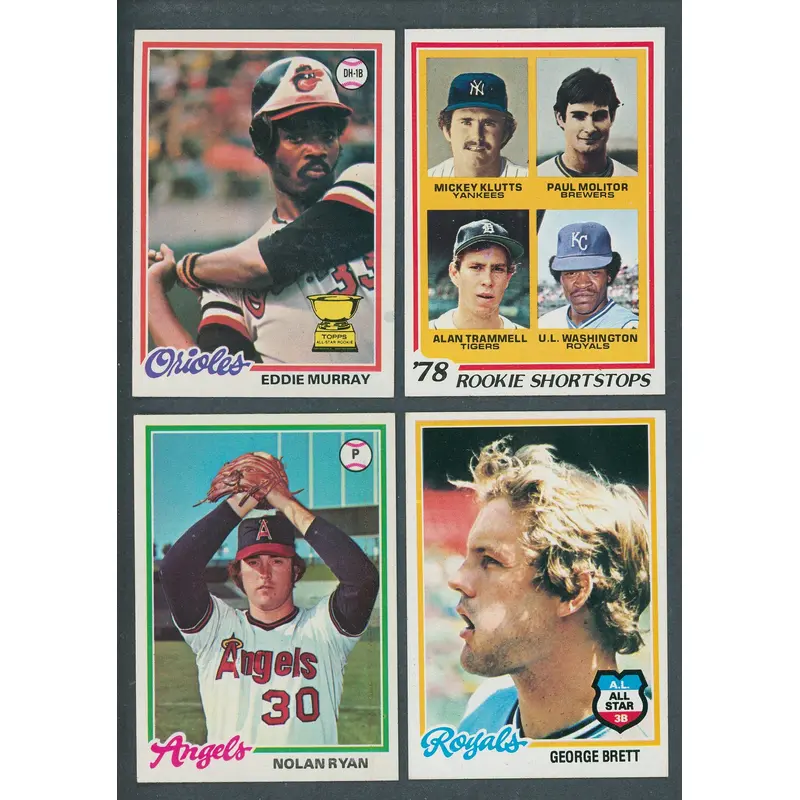 1978 Topps Baseball Complete Set EX/MT NM (726) (23-69)