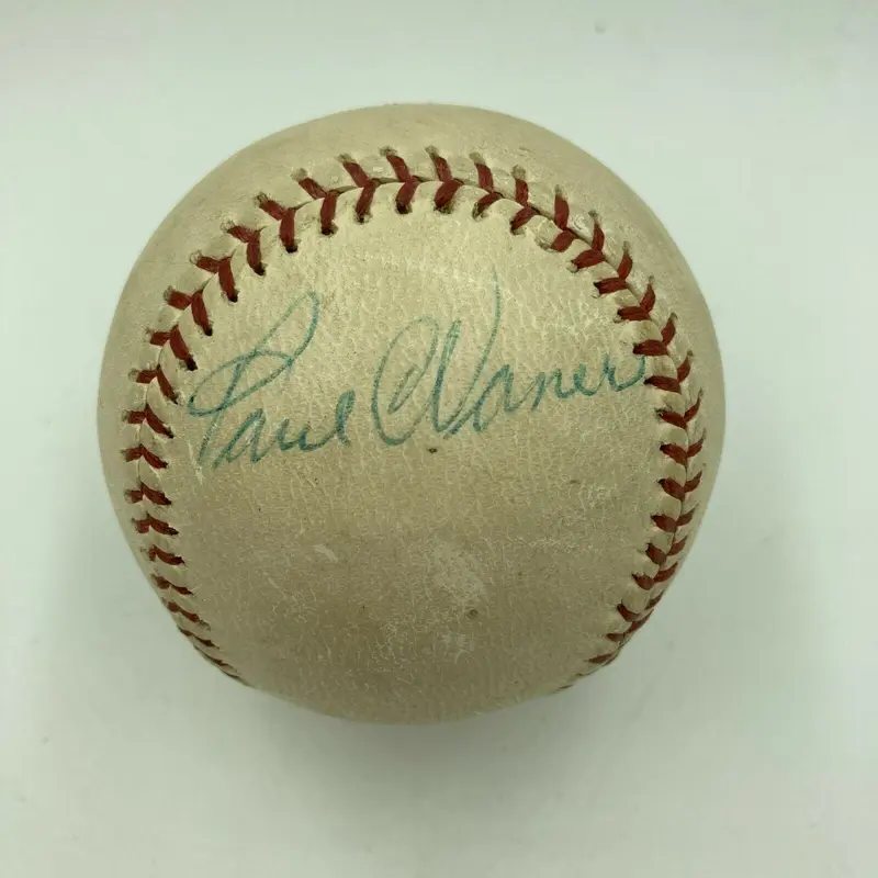 Paul Waner Single Signed Autographed Baseball PSA DNA & Beckett COA RARE