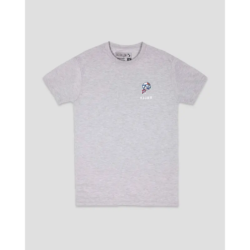 Adult Grey Baseballism Rally Tee