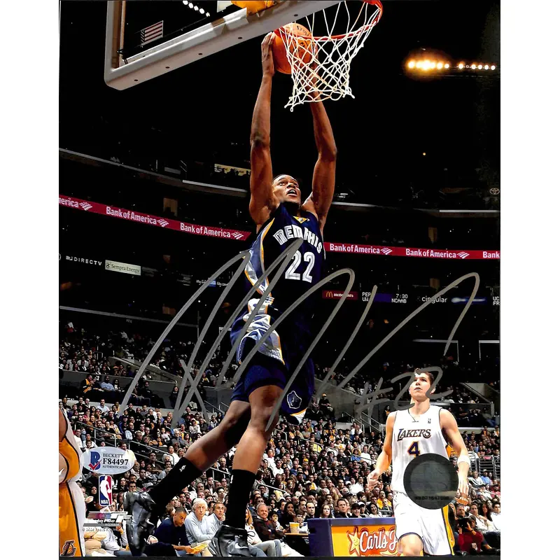 Grizzlies Rudy Gay Authentic Signed 8x10 Photo Autographed BAS #F84497