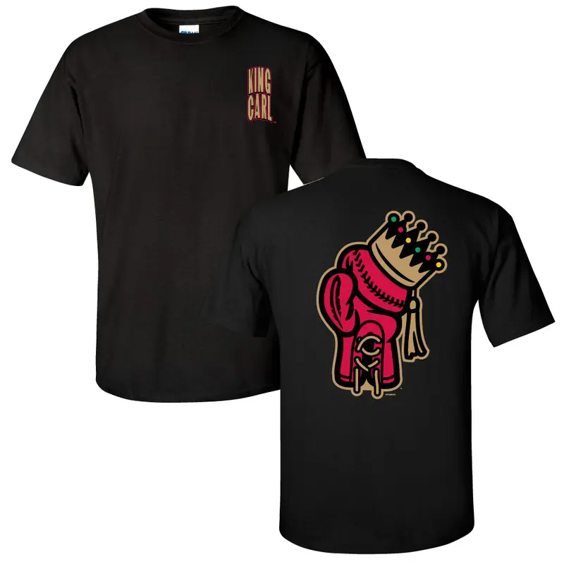 Spokane Indians Black King Carl Tee
