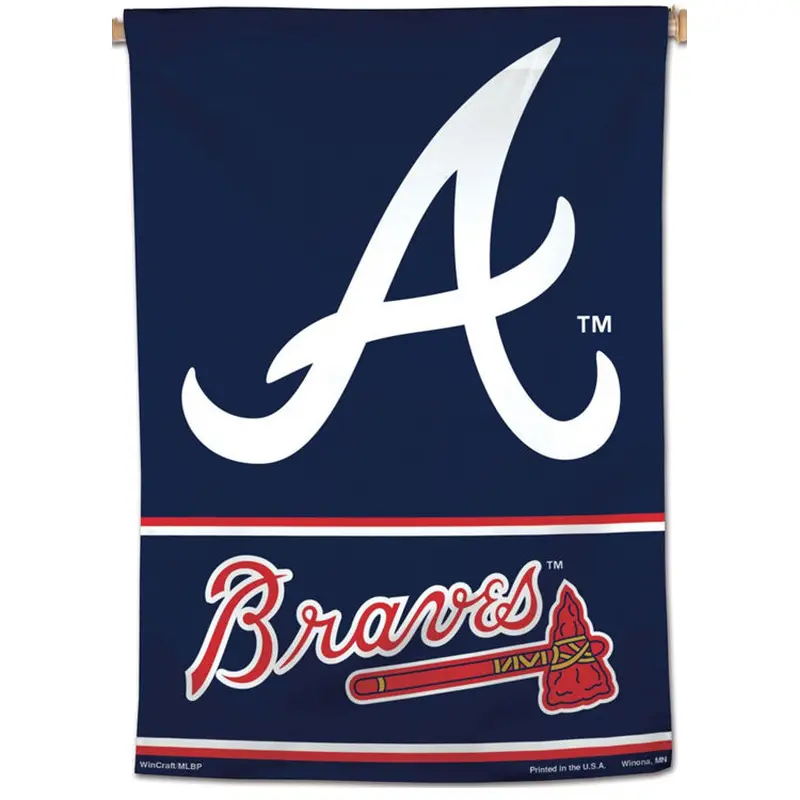 Atlanta Braves Official MLB Baseball Team Premium 28x40 Wall Banner - Wincraft Inc.
