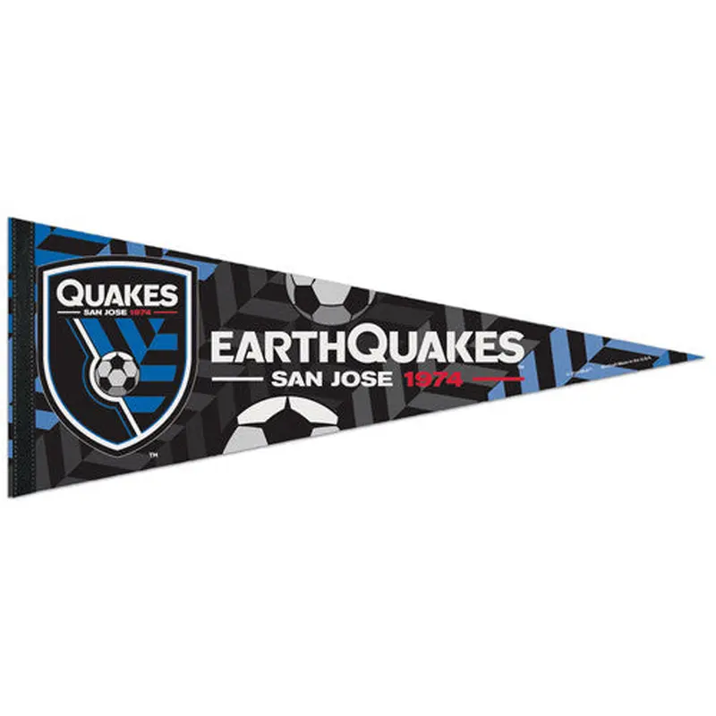San Jose Earthquakes "1974" MLS Soccer Premium Felt Collector's Pennant - Wincraft