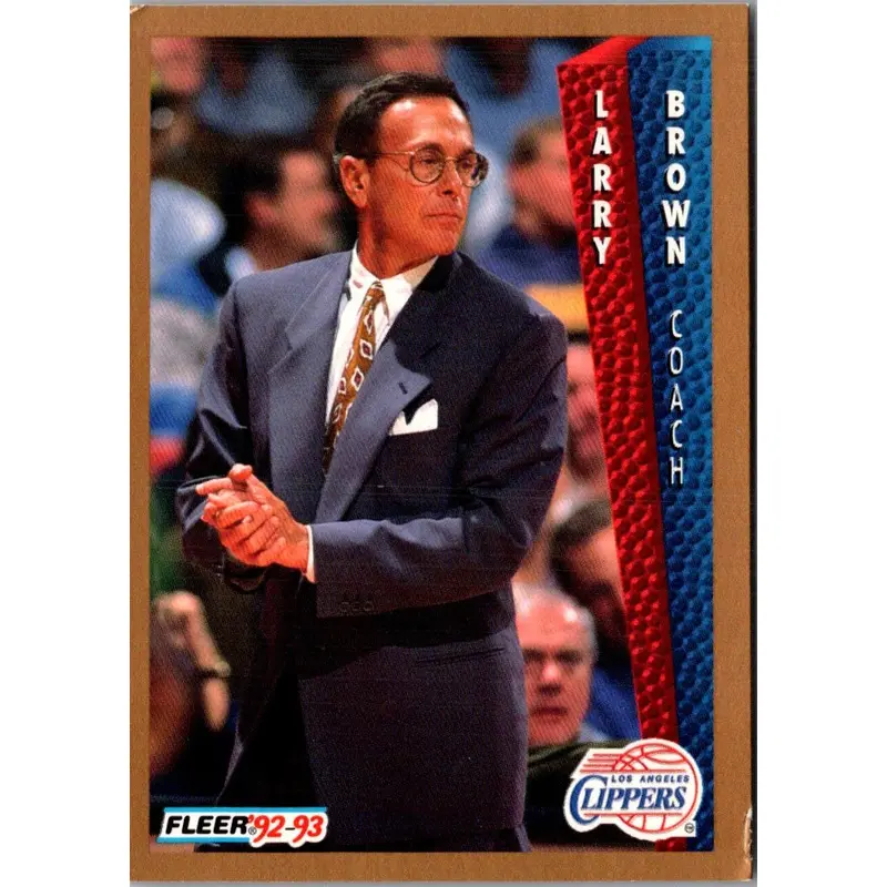 1992 Fleer Larry Brown #97