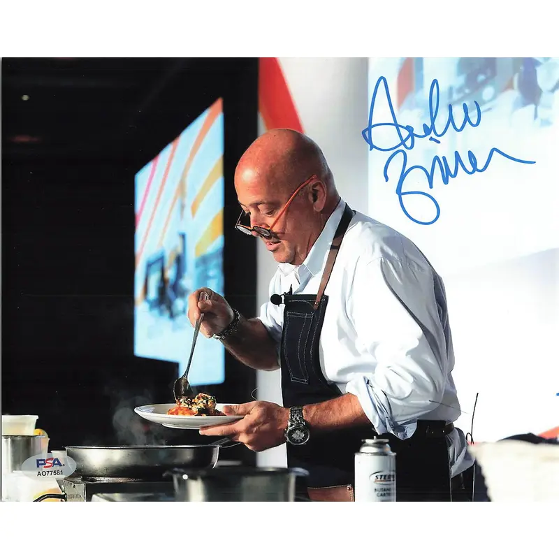 ANDREW ZIMMERN signed 8x10 photo PSA/DNA Autographed Celebrity Chef