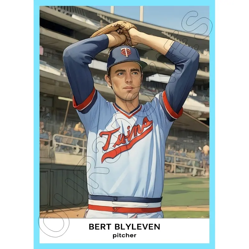 Bert Blyleven 1961 Golden Press Custom Card - 4232