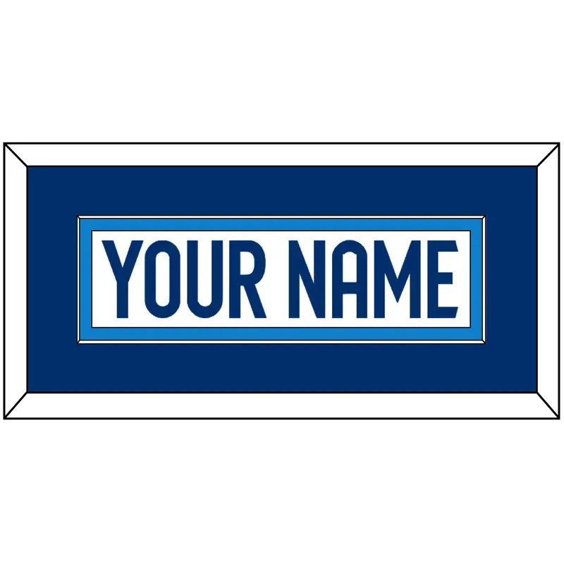 Finland Mens Hockey Nameplate - 2025 4 Nations White - Single Mat 2