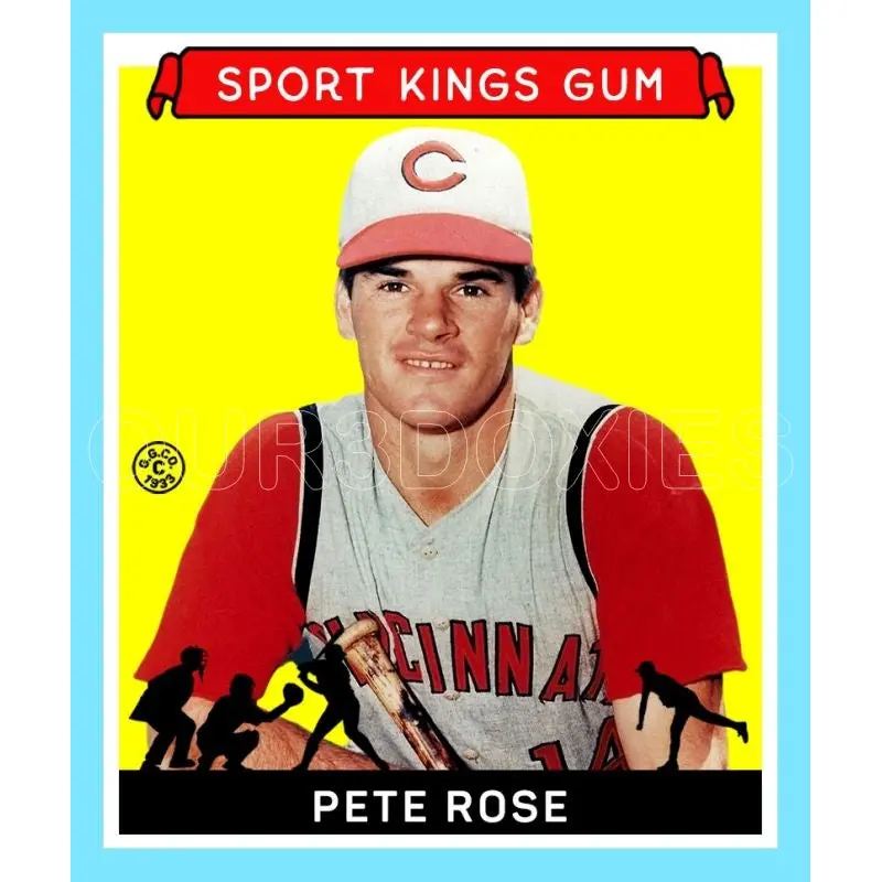 Pete Rose 1933 Goudey Sport Kings Custom Card - 3699