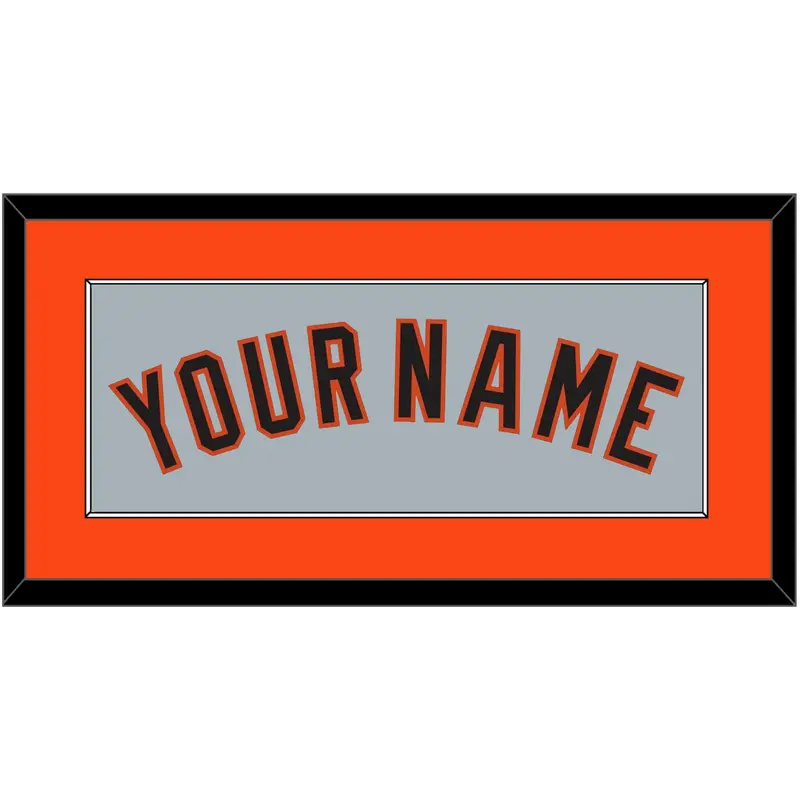 San Francisco Name - Road Gray - Single Mat 2