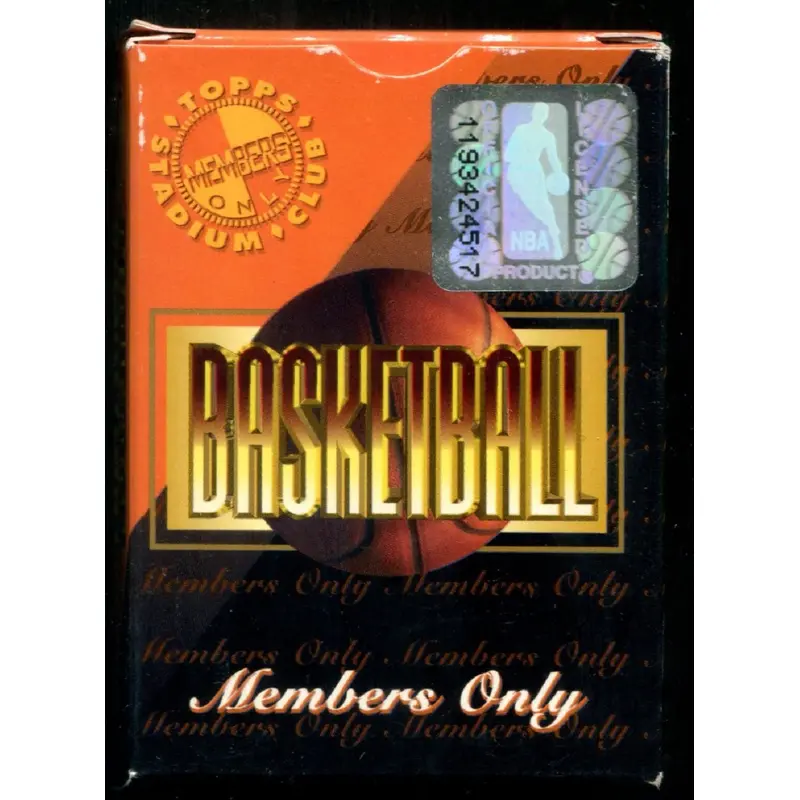 1996 Topps Stadium Club Basketball Members Only Factory Set (50)
