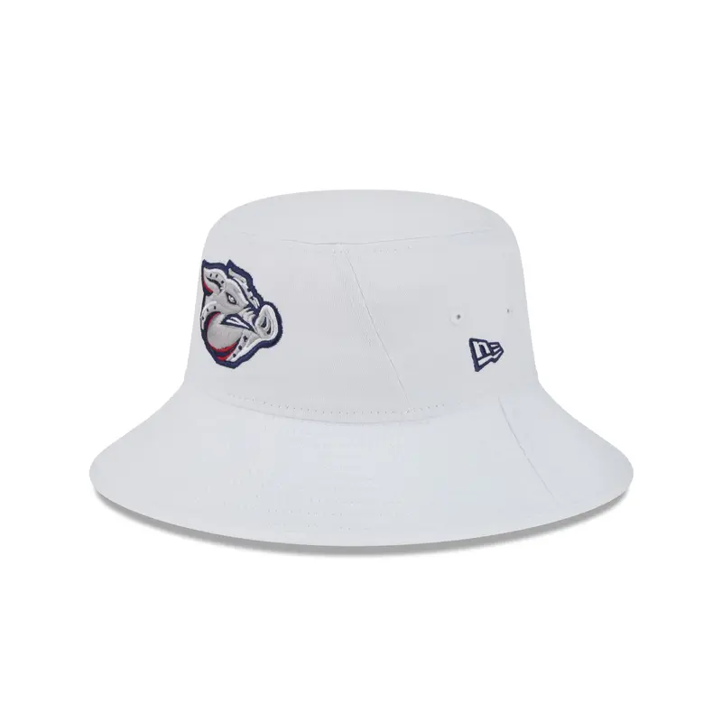 Lehigh Valley IronPigs White NE Bucket Hat