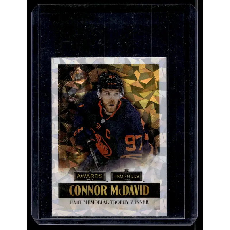 2021-22 Topps NHL Sticker Collection - 2021 NHL Awards Foil - Connor McDavid #33