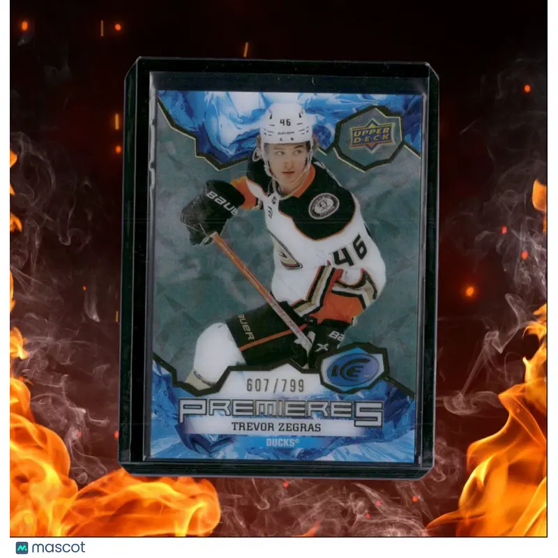 2021-22 Upper Deck Ice Premiers Trevor Zegras 607/799 #247
