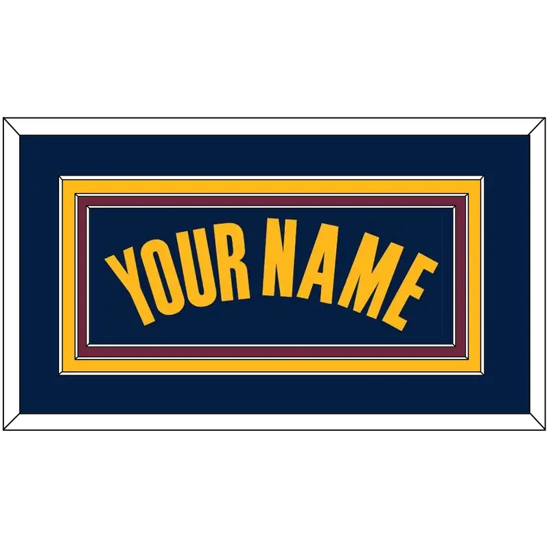 Cleveland Name - Alternate Blue (2014-2017) - Triple Mat 2