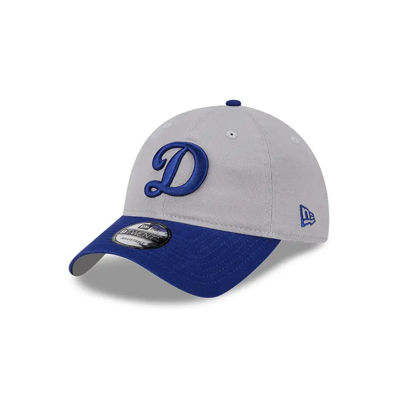 Los Angeles Dodgers New Era Grey BP 9TWENTY Adjustable Cap - Adult