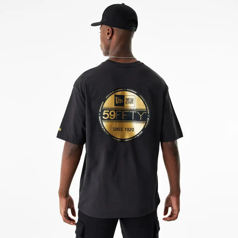 New Era - NE Sticker Tee Oversize - Black