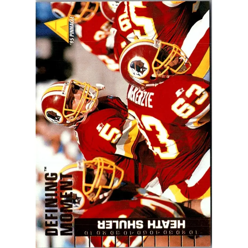 1995 Pinnacle Club Collection Heath Shuler #252