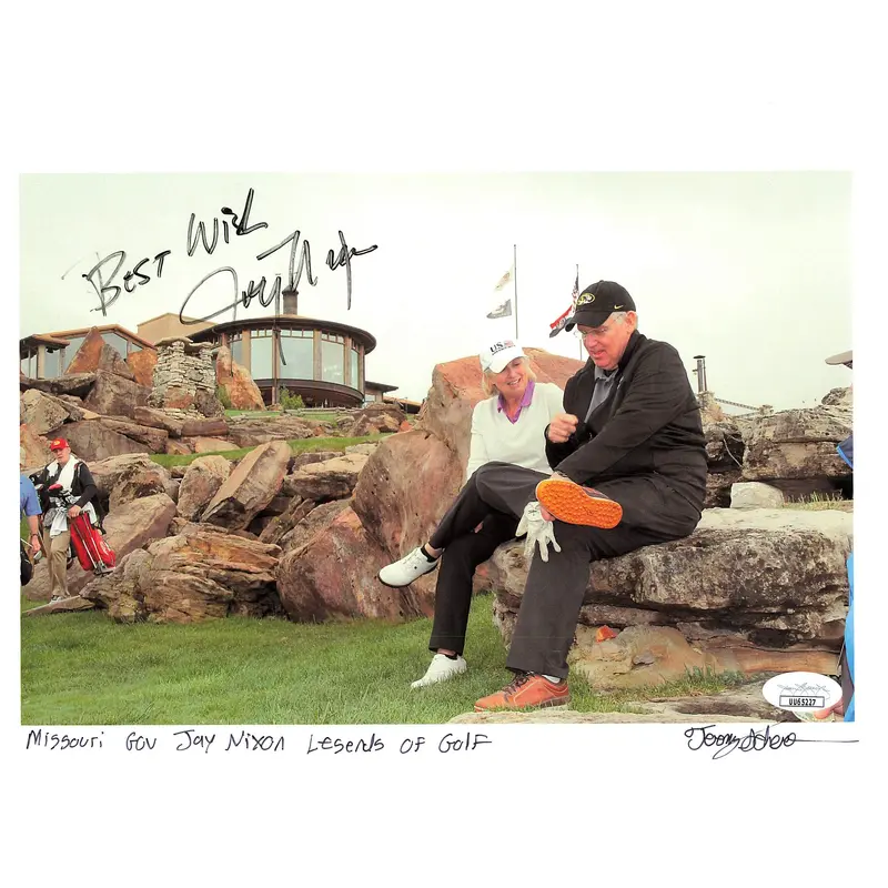 Jay Nixon signed 8.5x11 photo JSA Autographed Governor