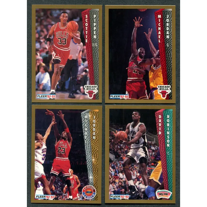 1992/93 Fleer Basketball Series 1 Complete Set (264)