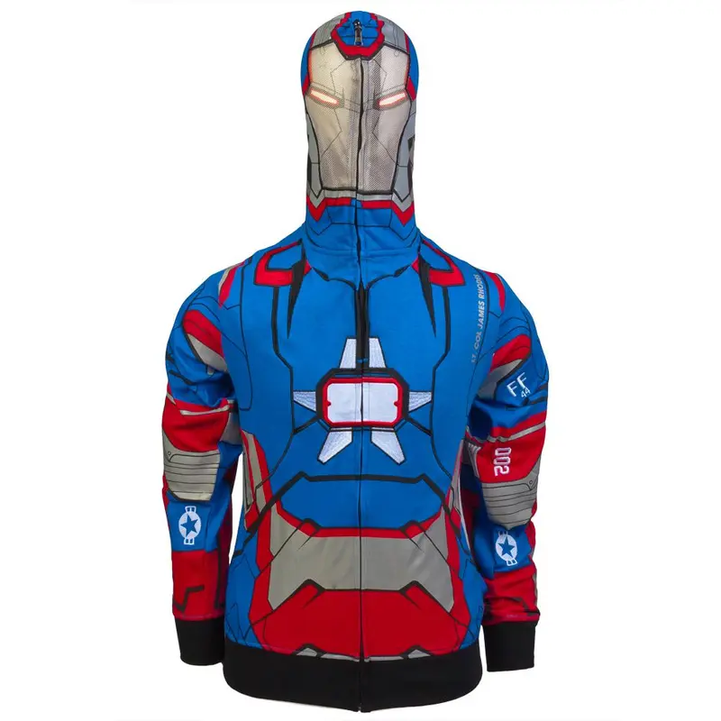 Iron Man - Patriot I Am Juvy Costume Zip Hoodie