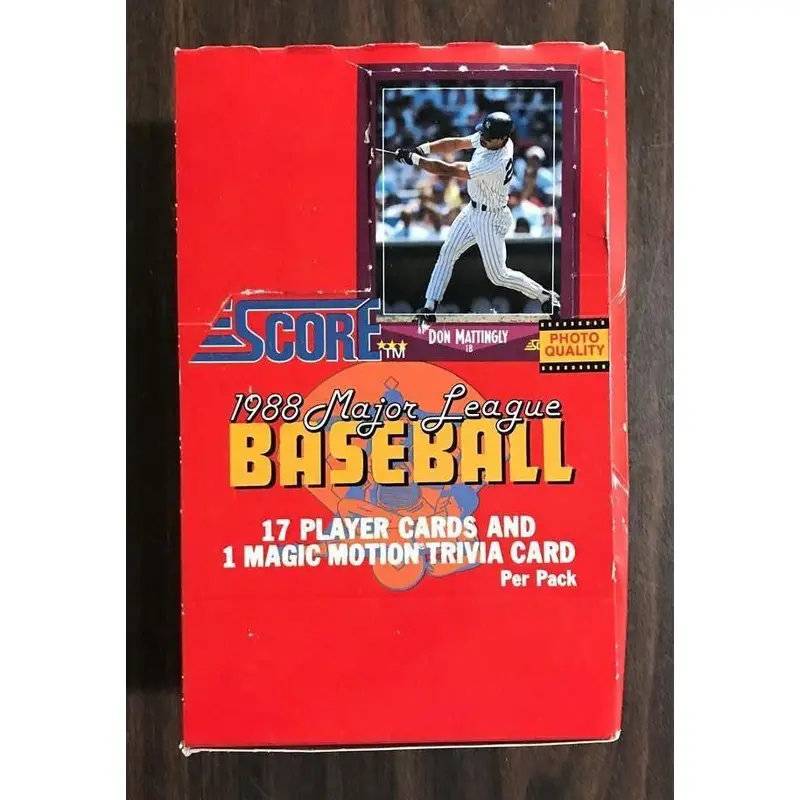 1988 Score Baseball Wax Box
