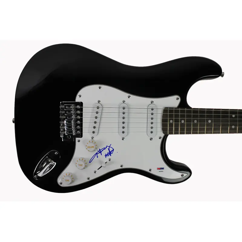 Angus Young "AC/DC" Authentic Signed Black Electric Guitar PSA/DNA #Z92952