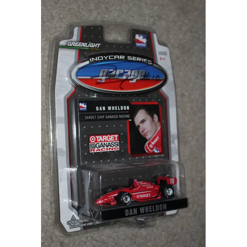 Dan Wheldon Autographed Greenlight 1:64 Scale Indy Car Diecast
