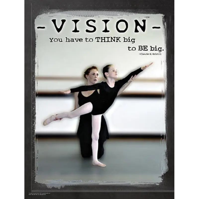 Dance "Vision" Motivational Inspirational Poster - Jaguar Inc.