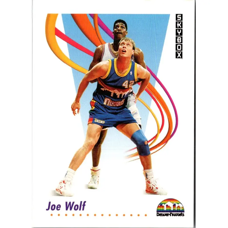 1991 SkyBox Joe Wolf #76
