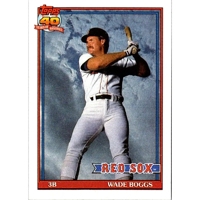 1991 Topps Wade Boggs #450