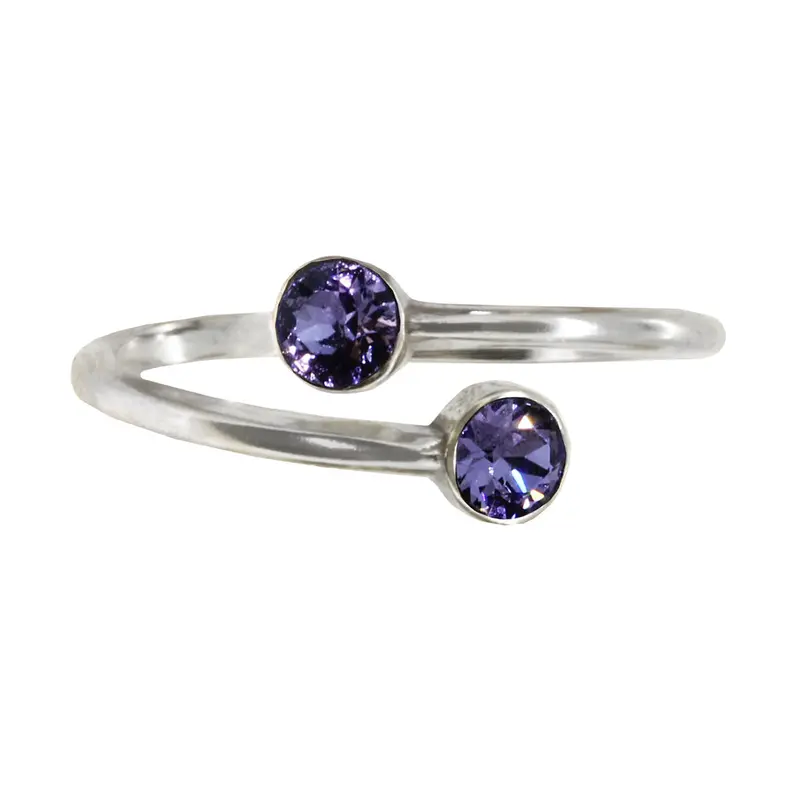 TANZANITE Sterling Silver Ring Wrap