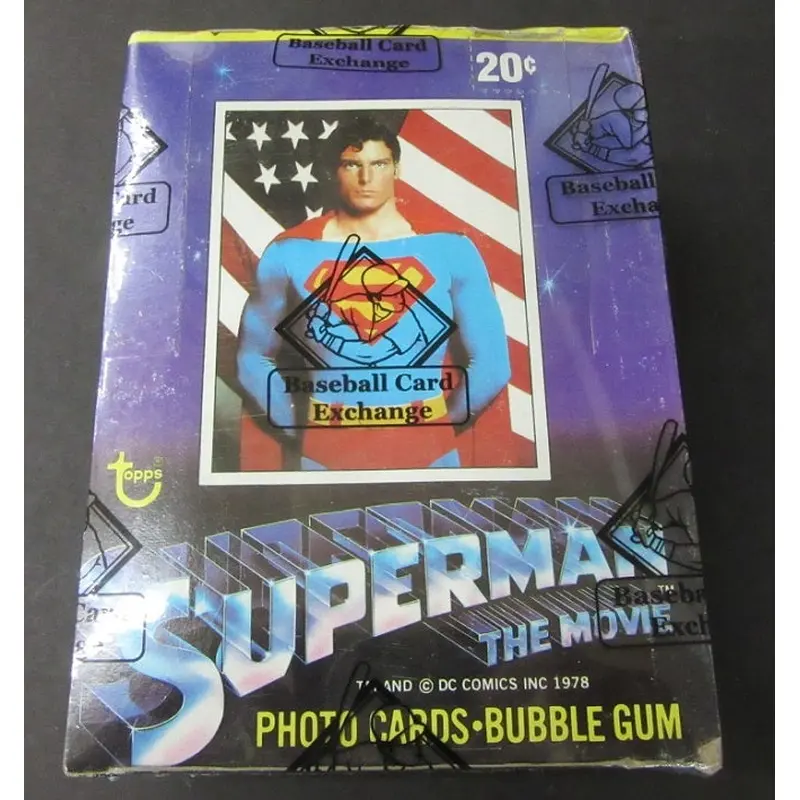 1978 Topps Superman The Movie Unopened Series 1 Wax Box (BBCE)