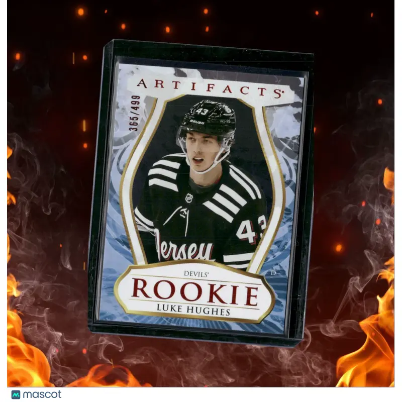 2023-24 Upper Deck Artifacts Luke Hughes Ruby Rookie 365/499 #192