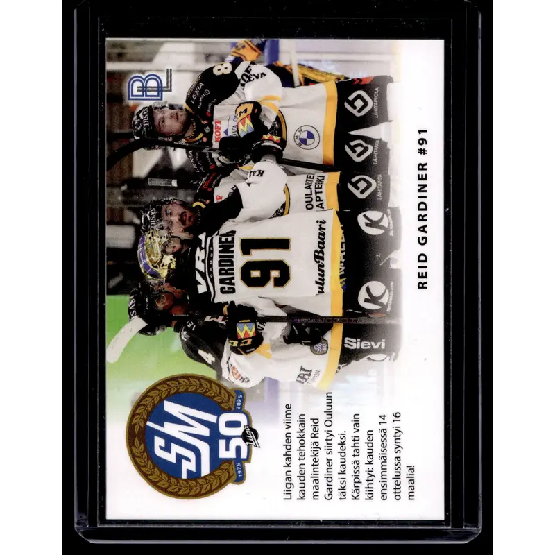 2024-25 Blueline Krpt Team Set - Match Card - Reid Gardiner #6